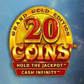 20 Coins Grand Gold Edition game by Wazdan – logo hosted on Vincispin Casino