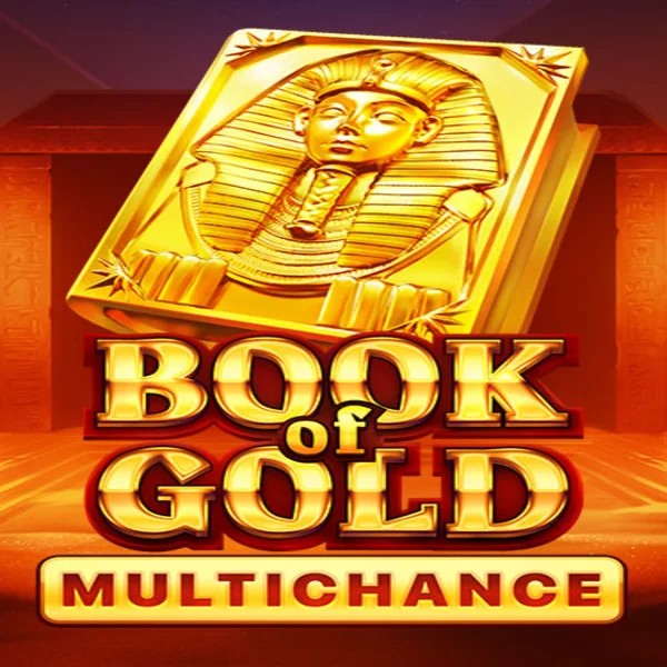 Book of Gold Multichance slot visual from Playson available on vincispin-casinos.es