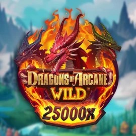 Dragons of Arcane Wild logo by Foxium at Vincispin Casino
