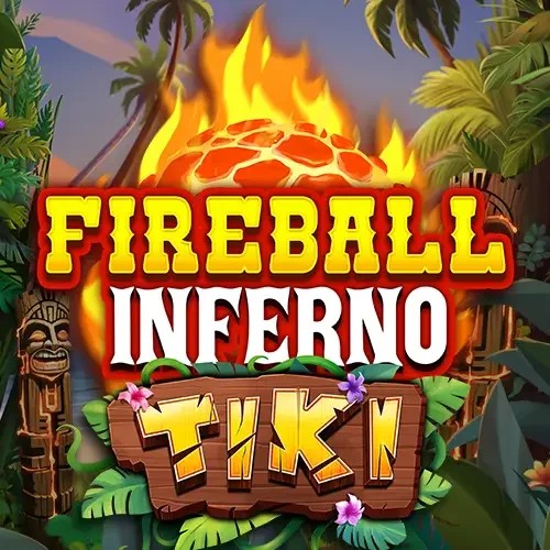 Official Slots logo: Fireball Inferno Tiki by NetEnt at Vincispin Casino