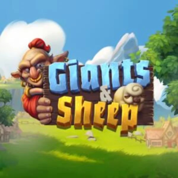 Official Slots logo: Giants and Sheep by Relax Gaming at Vincispin Casino