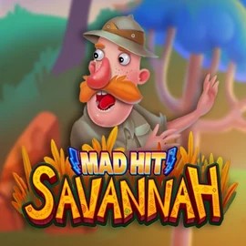 Mad Hit Savannah slot visual from RubyPlay available on vincispin-casinos.es