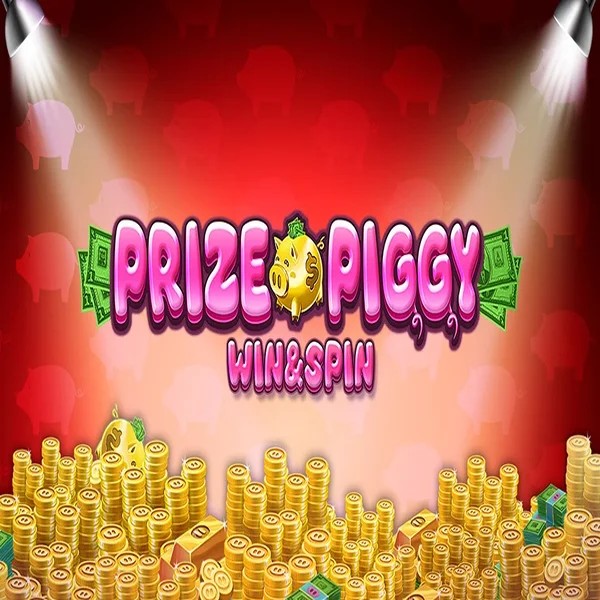 Prize Piggy Win & Spin slot logo by Inspired Gaming at Vincispin Casino