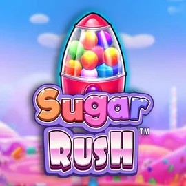 Sugar Rush logo by Pragmatic Play Vincispin Casino