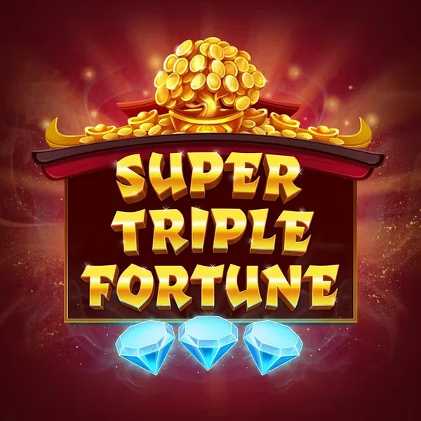 Super Triple Fortune slot visual from Greentube available on vincispin-casinos.es