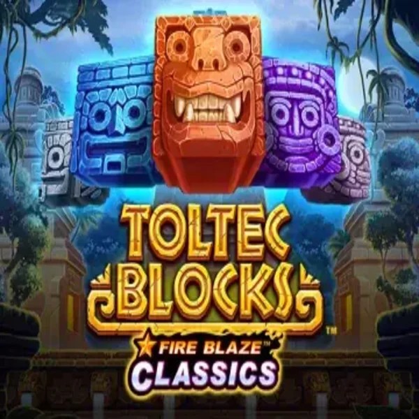 Slots logo of Fire Blaze: Toltec Blocks from Rarestone Gaming at Vincispin Casino
